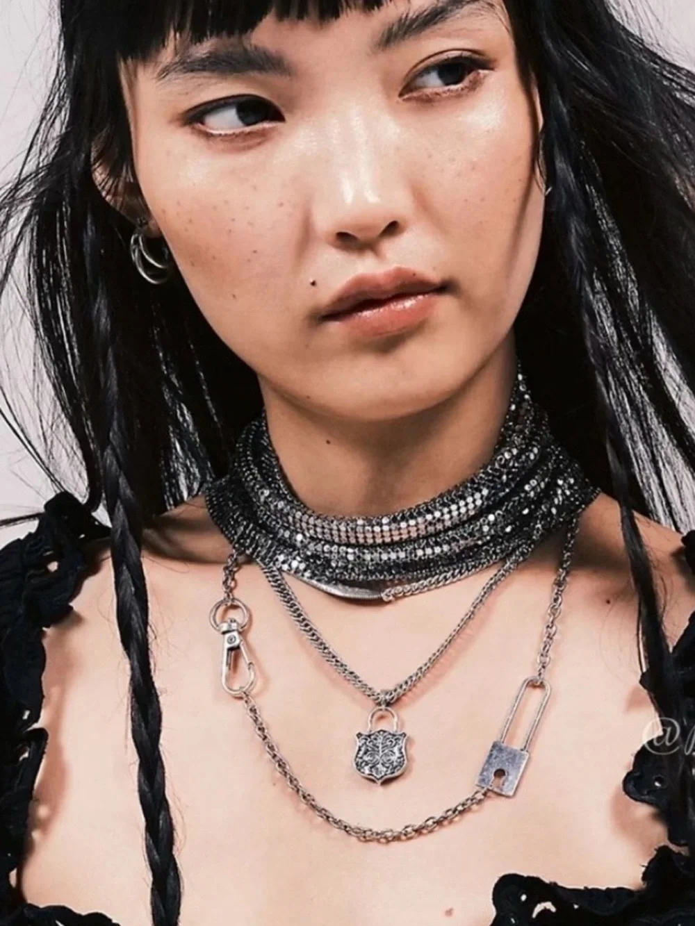 New🌟Free People- Dancefloor Choker-Silver
